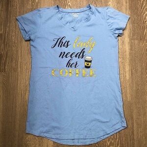 Yarn‎ & Sea “This lady needs her coffee” T-shirt
